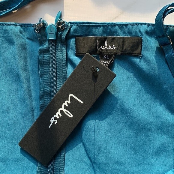 Lulu's Blue Ruffle Mini Dress - Picture 6 of 7